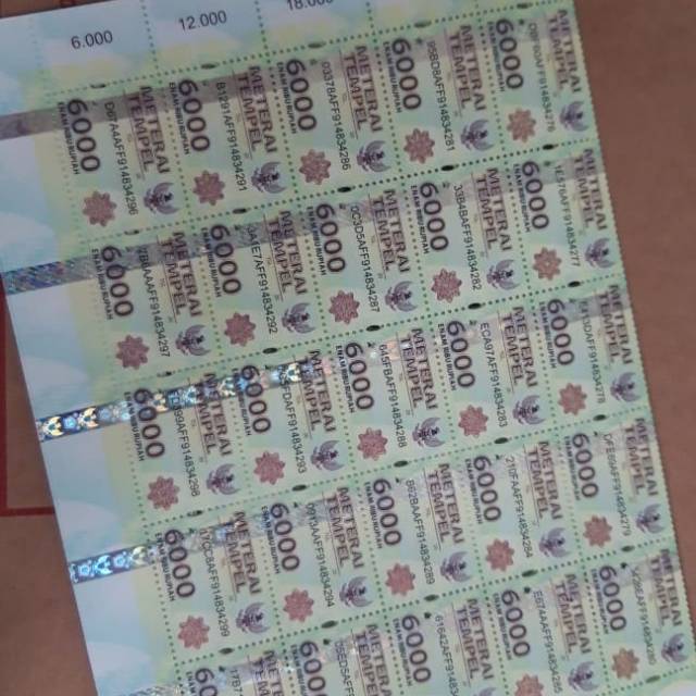 

MATERAI 6000 ( 50 PCS )