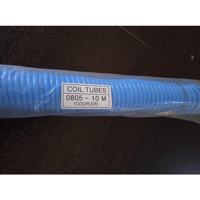 

Selang Spiral Pneumatic Uk. 8 x 5mm ada couplernya (BLUE) UCC0850-10M -.