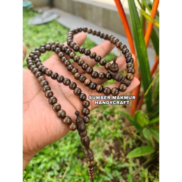 Tasbih Gaharu Wangi / Tasbih Kayu Gaharu Kalimantan Asli / Tasbih 99 / Tasbeh Gaharu