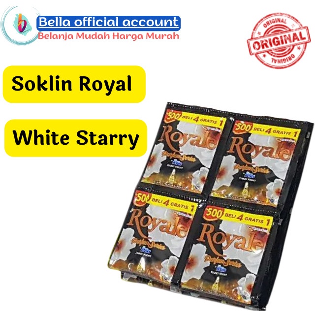 So Klin Royal Softener Soklin Sachet 2 Renceng - White Starry