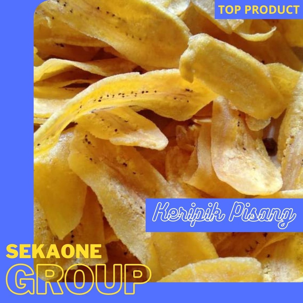 

Sekaone Group Cilacap Keripik pisang gurih dan renyah dengan banyak varian berat -/+ 200gr