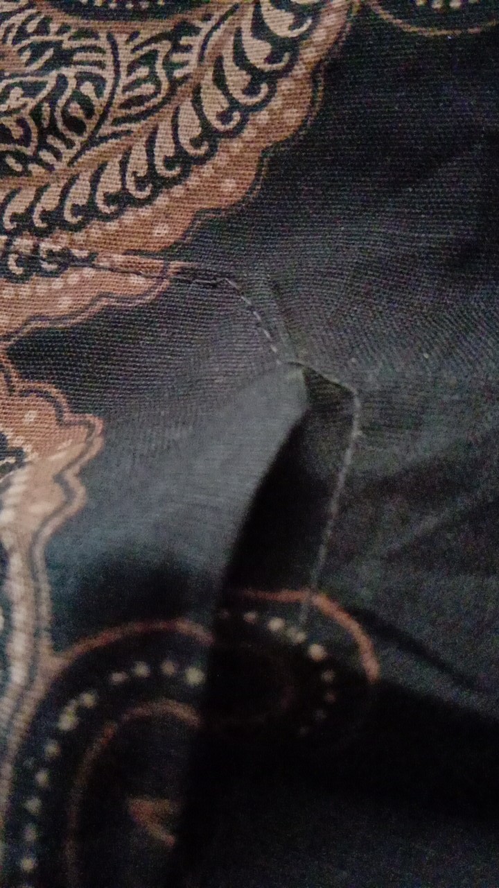 Batik Pria Lengan Panjang Kemeja Batik Berkah Hrb026 Motif Keratonan Kode 02 Size M L Xl Xxl Reguler