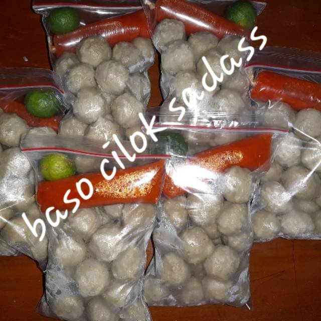 

Baso cilok sambal sadass