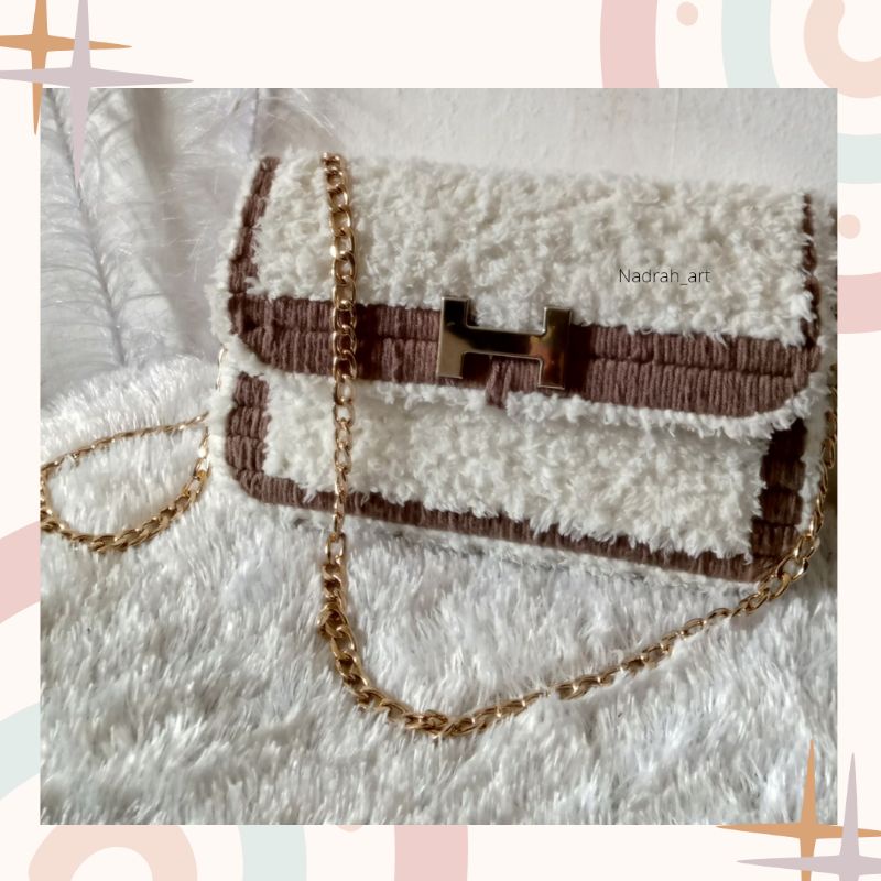 Tas kekinian (handmade) "Plastik canvas bag"