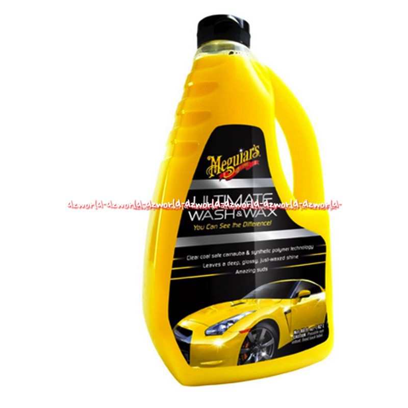 Meguiars Ultimate Wash &amp; Wax Shampoo Mobil Hydrophobic Polymer 1.4L