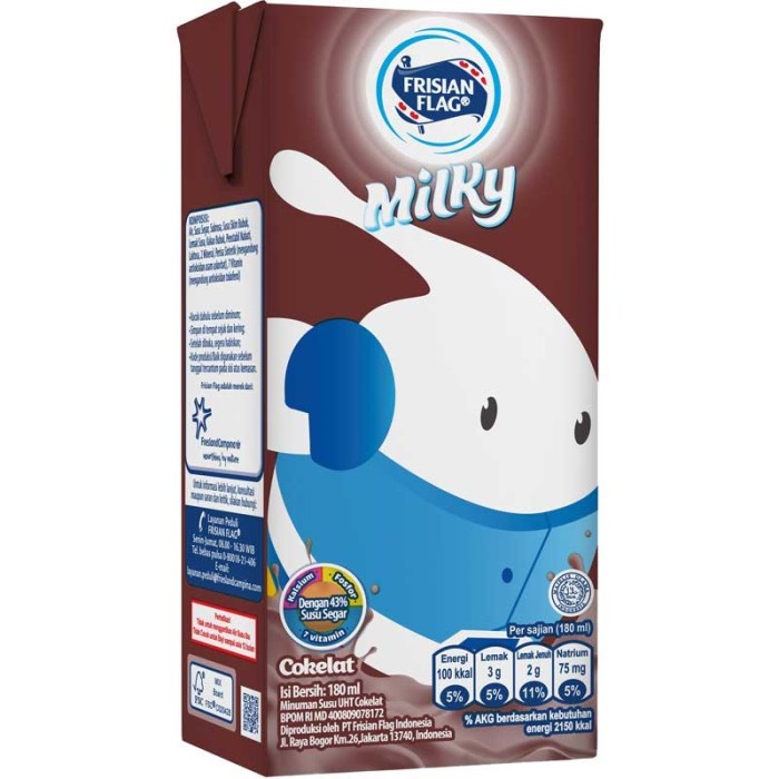 

FRISIAN FLAG MILKY CHOCOLATE 180ML