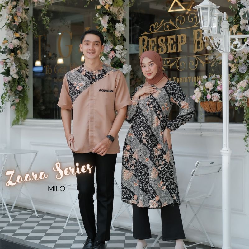 Baju Couple Atasan No Hijab Zaara Batik