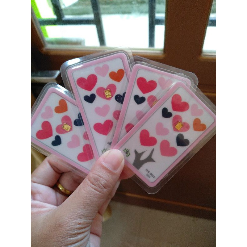 logam mulia 0,1 gram / bukan antam / emas mini