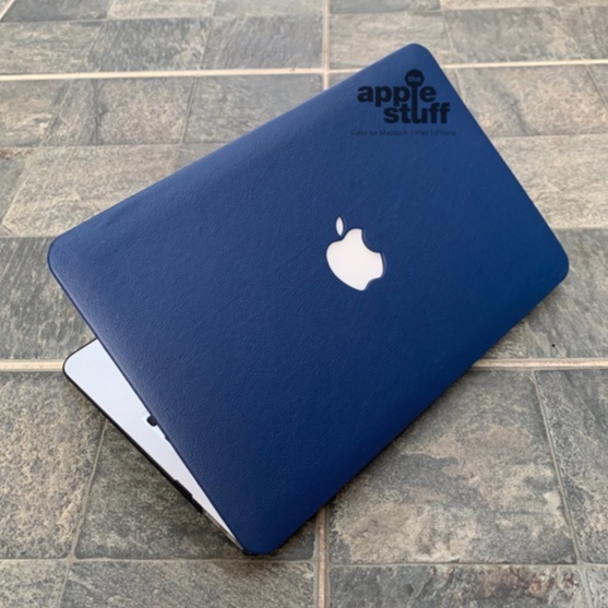 Case MacBook Apple Pro Air LEATHER BLUE