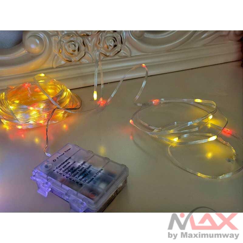 ANBLUB Lampu String Hias Dekorasi 100 LED 10 Meter + Remote - LISM-14 Warna Multi Warna