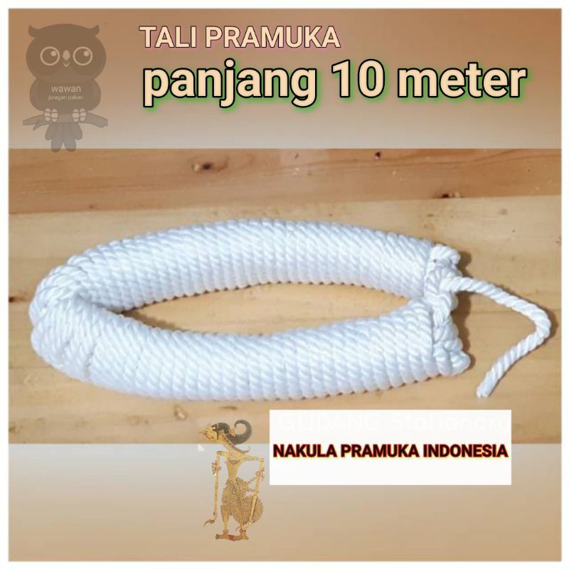 TALI PRAMUKA 10 METER PUTIH, TALI pramuka