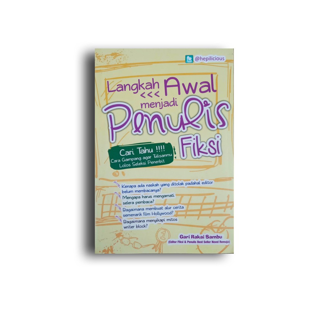 Buku Langkah Awal Menjadi Penulis Fiksi-1