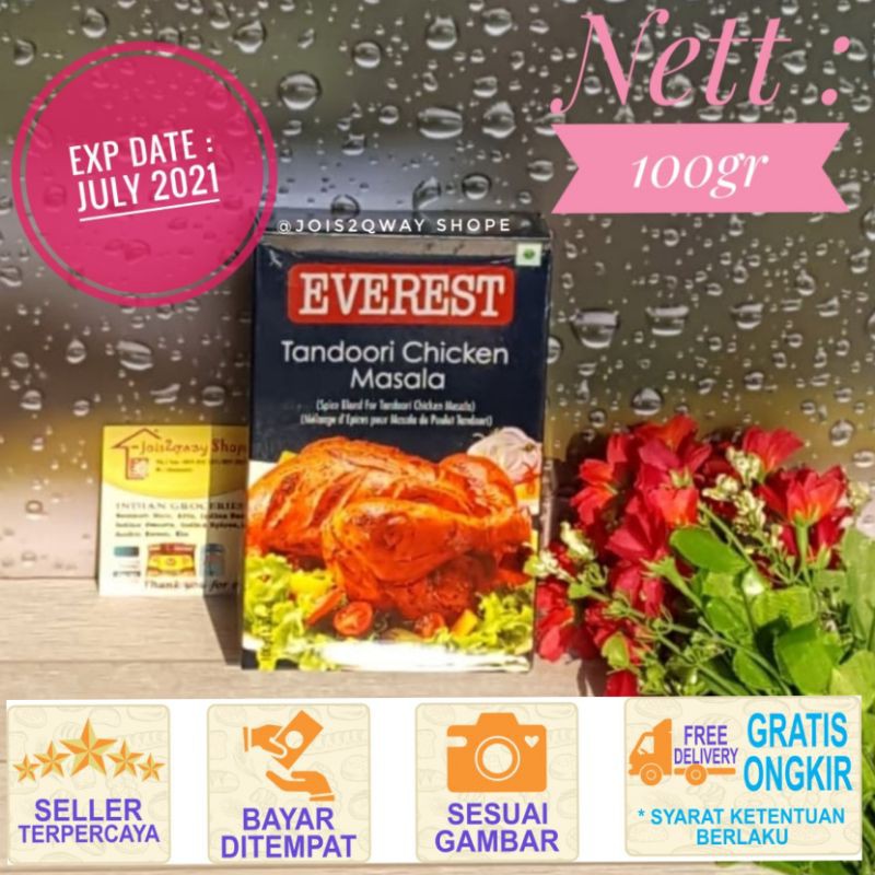 

Bumbu India Everest Tandoori Chicken Masala 100gr / Bumbu Import