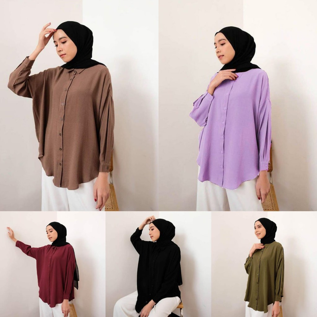 KONINA BLOUSE - grosir baju muslim / blouse murah / daily blouse / blouse terlaris / blouse polos