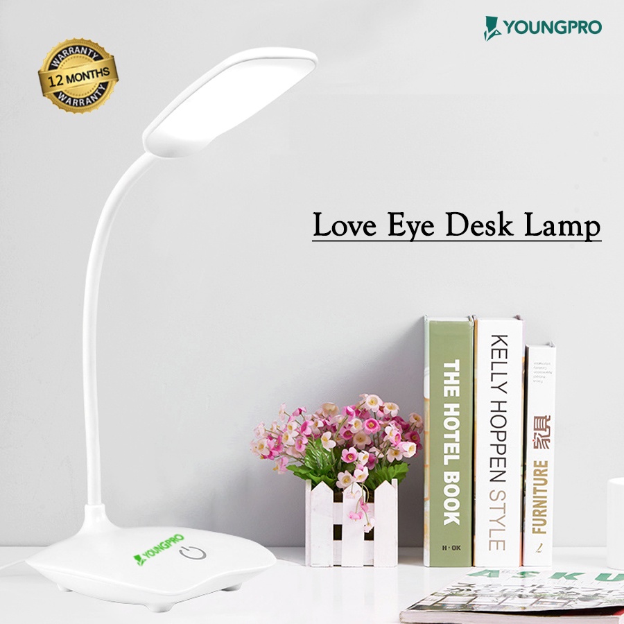 BERGARANSI!! YOUNGPRO YLE-01 LAMPU LOVE EYE LAMPU BACA LAMPU MEJA BELAJAR 18 LED