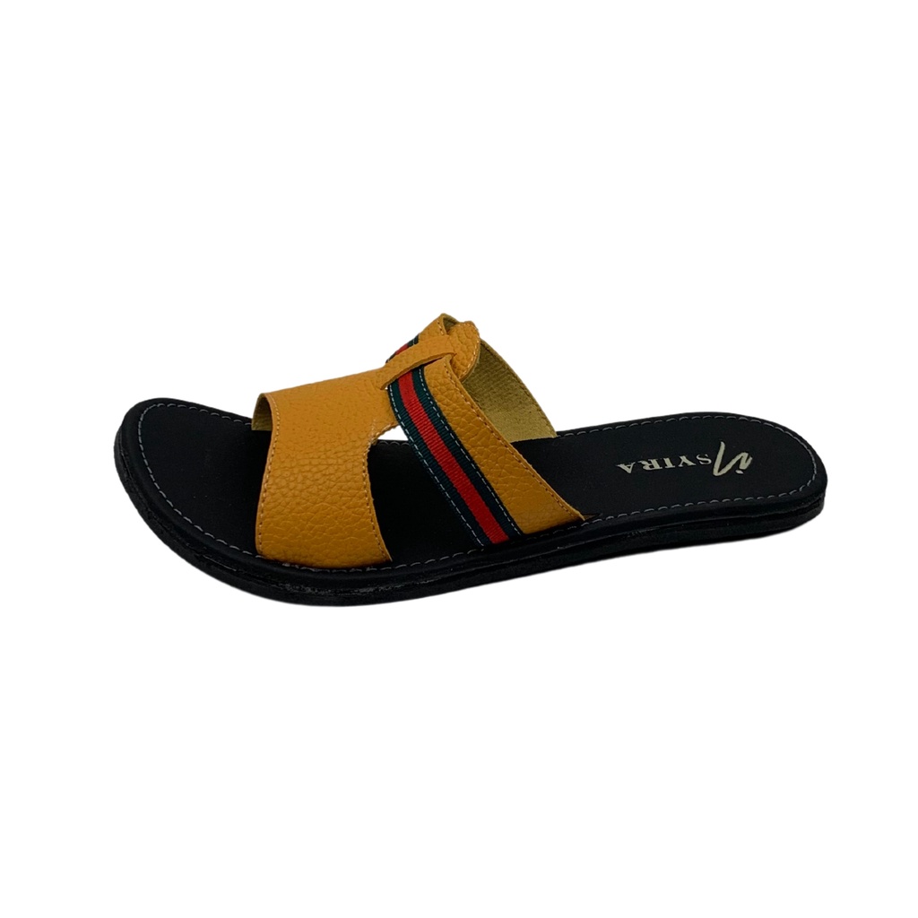 Insyira - Sandal Wanita Odetta / Sandal Papirut Wanita Non Slip Alas Hitam / Sandal Wanita Slop Sabuk