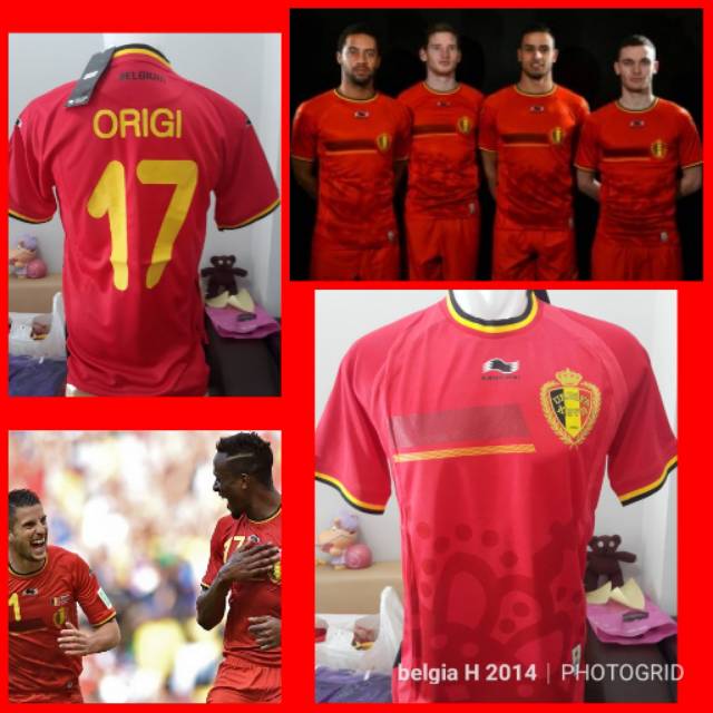 JERSEY BELGIA HOME WORLD CUP 2014 - ORIGI 17
