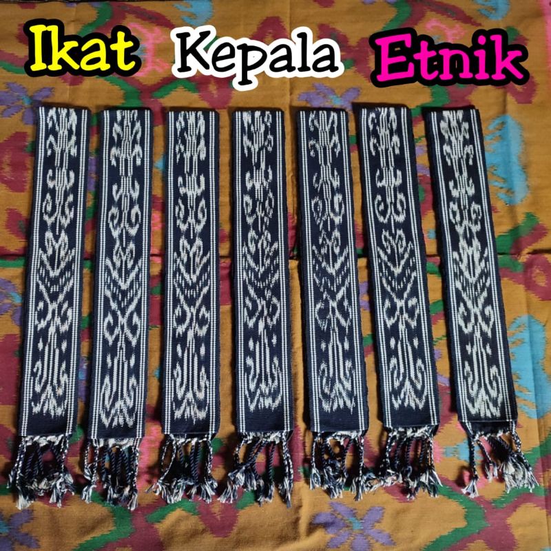 Ikat kepala Etnik Dayak Kalimantan, Kain Tenun Etnik