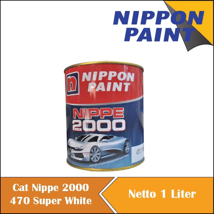 

Cat matt black / white doff Nippe 2000 Nippon Paint hitam / puti