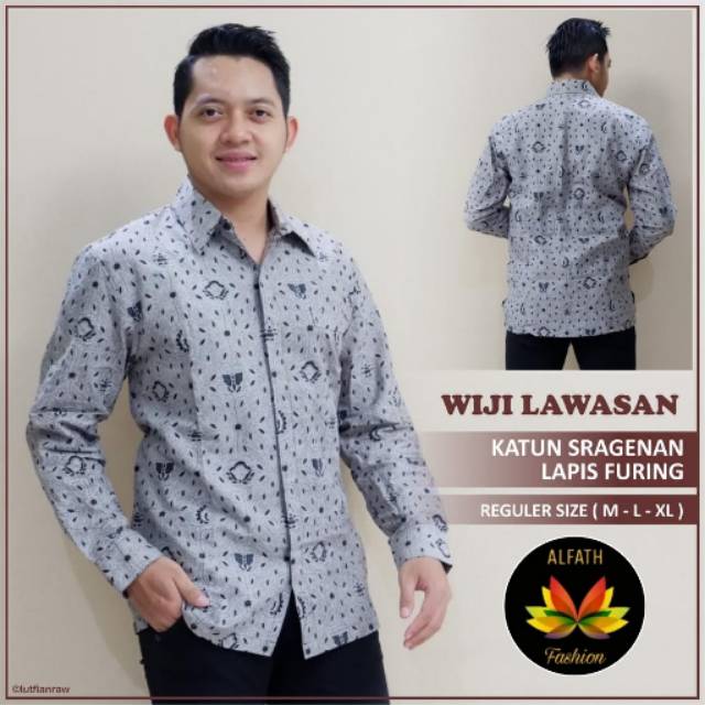 Batik pria lengan panjang | kemeja batik lengan panjang | batik pria lengan panjang | batik solo