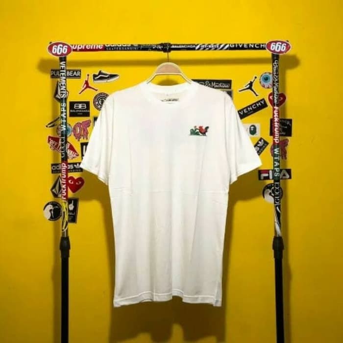 Kaos Baju Unik Obral Combed 30S Distro LOGO KECiL MANGKOK AYAM JAGO MANGKUK