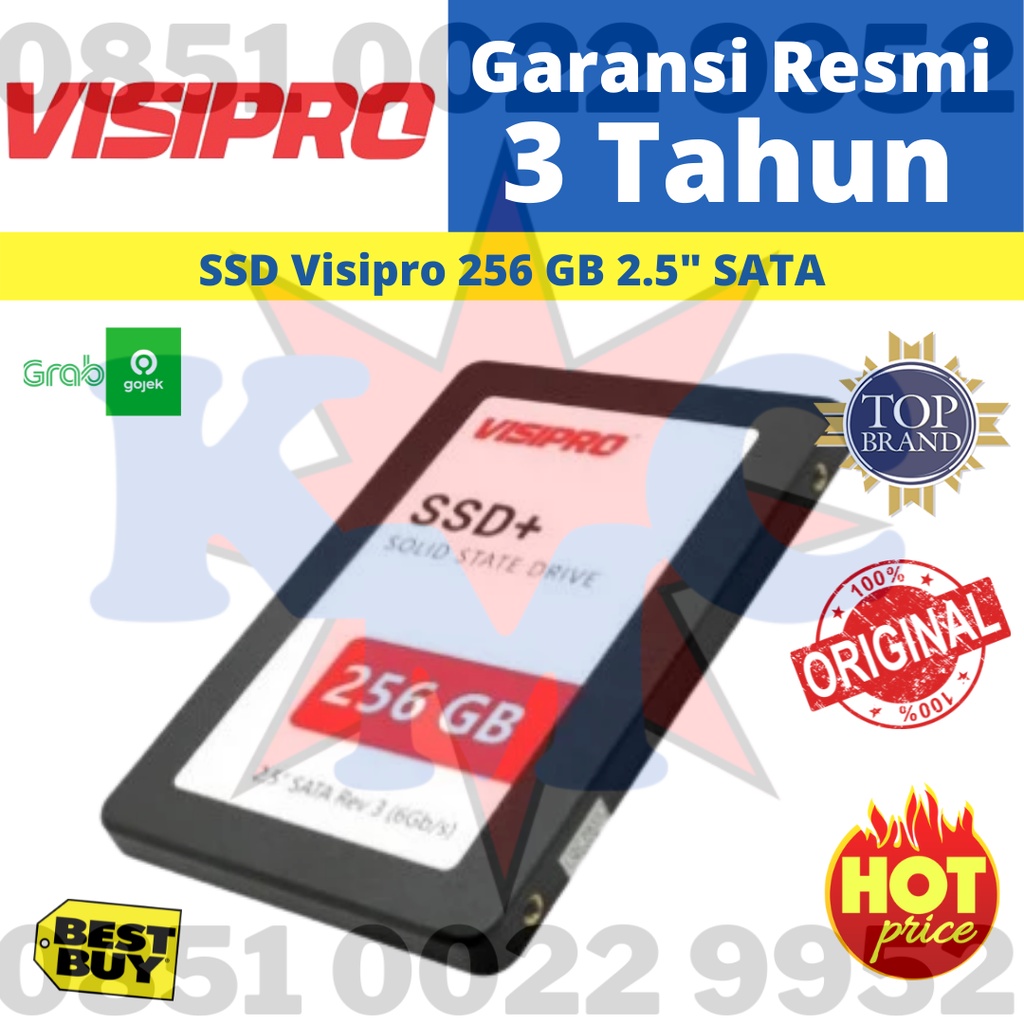 SSD VISIPRO 256 GB 2.5&quot; SATA 3