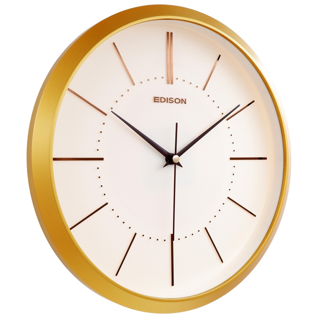 Jam Dinding Edison Sweep ES 297 T65 Timbul Diameter 290mm 29cm