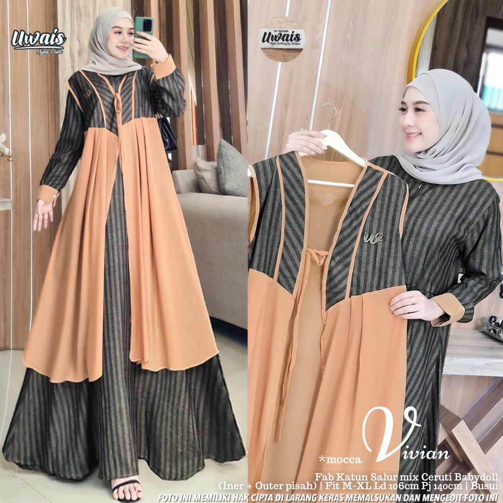 UWAIS GAMIS ORIGINAL | NEW ARRIVAL VIVIAN DRESS