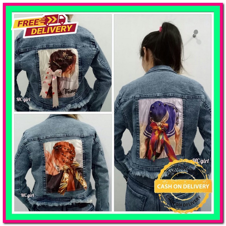 Jaket Jins Wanita Over Size Jaket Lepis Jacket Jeans Wanita Murah Jaket Wanita Korea Import Cwe Dist