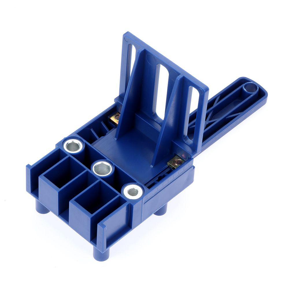 Solighter Woodworking Doweling Jig Majelis Woodworking Saku Lurus Lubang Lurus Mata Bor Hole Puncher