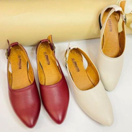 Sepatu Tutong Gesper Pinggir Terbaru Sukaregang Garut/Sepatu Selop Bahan Kulit Asli/Slip On Terkini 