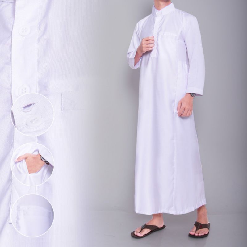 GAMIS PRIA / JUBAH PUTIH  / STELAN JUBAH PRIA / JUBAH PRIA