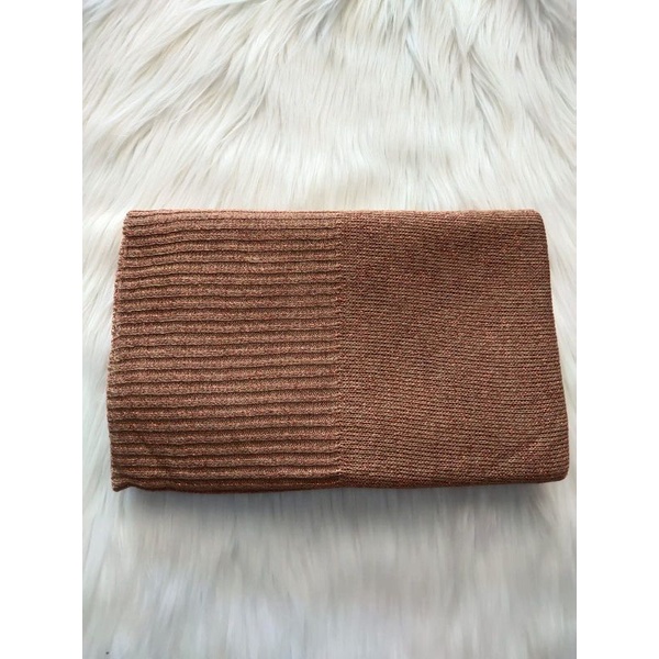 PASMINA RAJUT GLITTER PREMIUM/ PASHMINA RAJUT GLITTER/ HIJAB RAJUT GLITTER/ cocok tuk pengantin dan acara formal-MOCCA