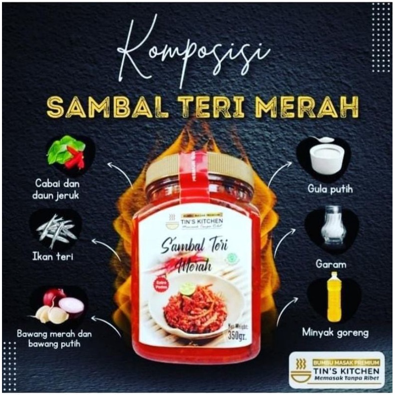 

ANEKA SAMBAL TINS'S KITCHEN 200gr