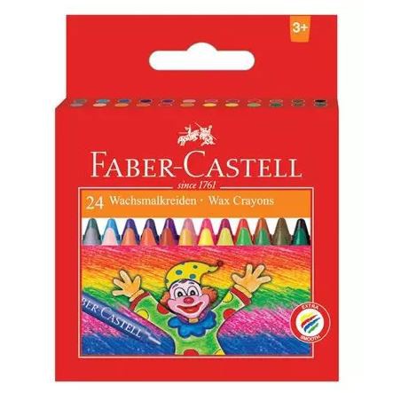 

Krayon Faber Castell Wax 24 Warna