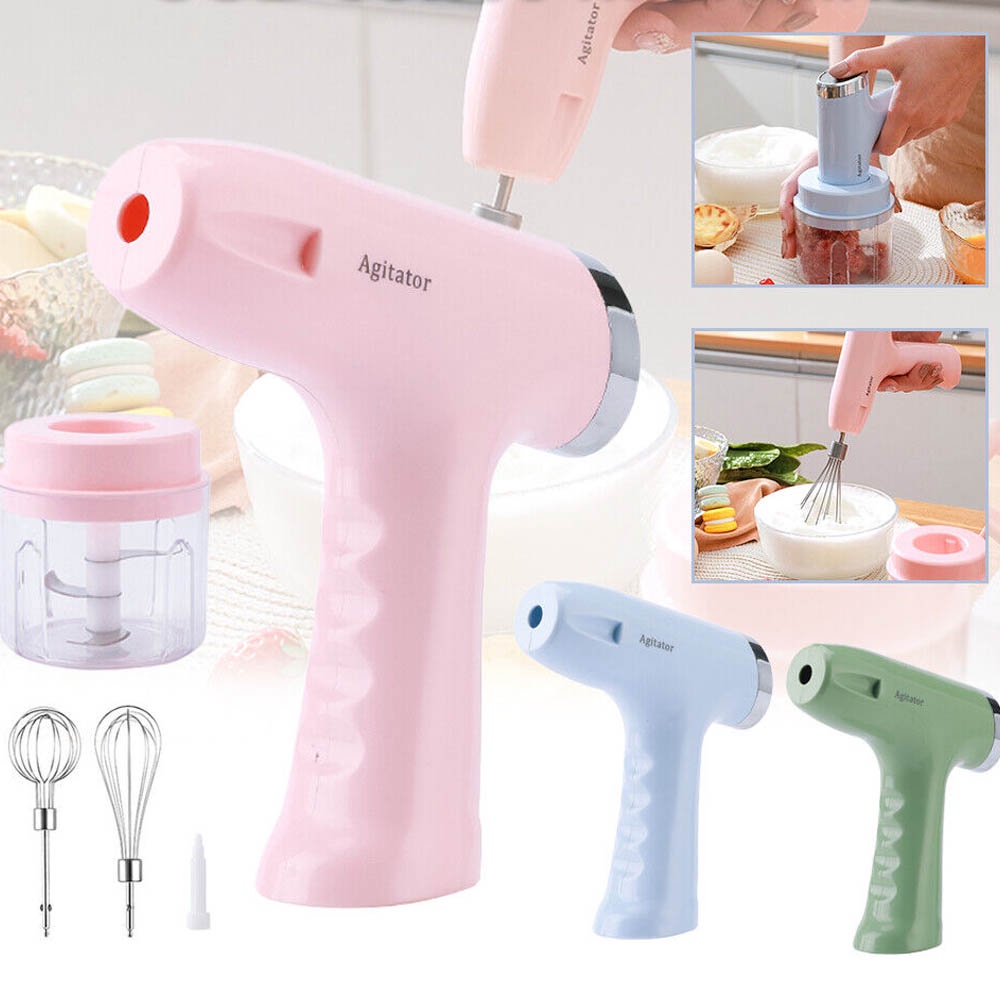 Mini Mixer Dan Chopper 3 In 1 USB Charger Versi 11 MC439  Blender Penghancur Bumbu, Daging, Telor 5 speed