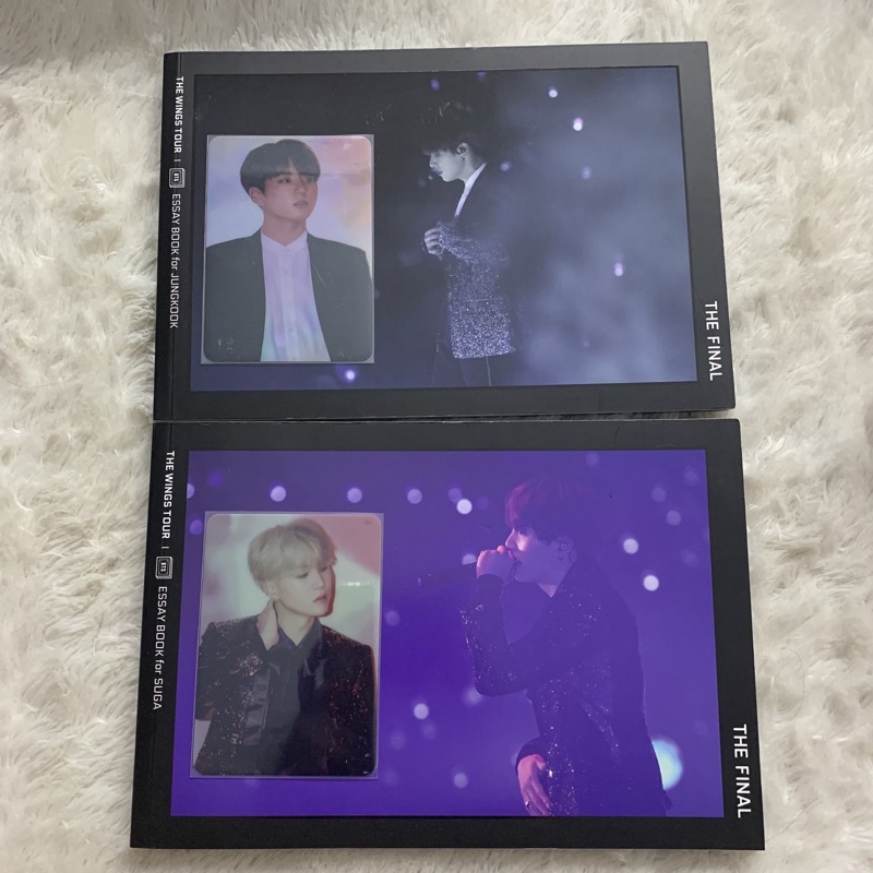 ESSAY BOOK JUNGKOOK SUGA YOONGI THE WINGS TOUR PC FULLSET