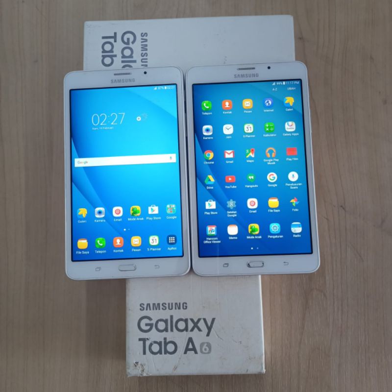 samsung galaxy tab A6 2016 ram 1,5gb/8gb second normal fullset