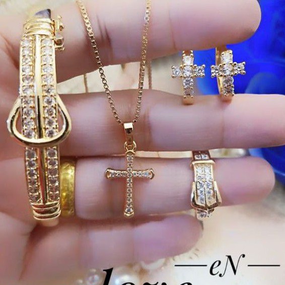 Xuping set perhiasan lapis emas 24k 1424m