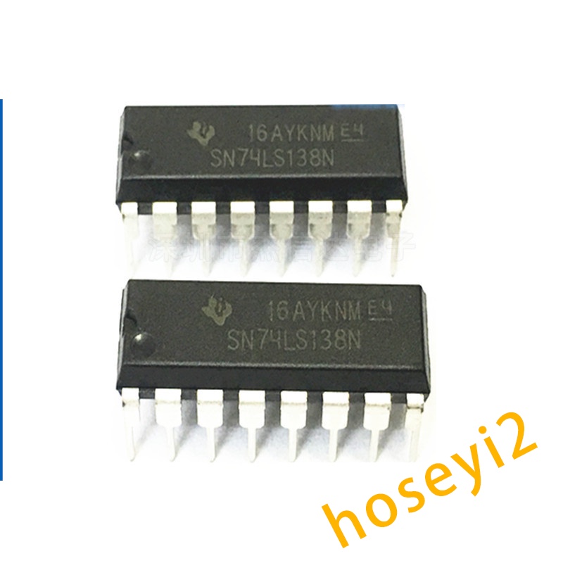 10pcs IC SN74LS138N 74LS138 Digital Integrasi Logic HD74LS138P In line DIP-16