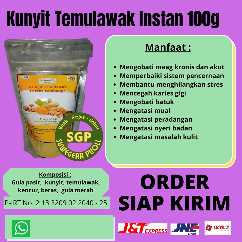 

Kunyit Instan (Herbal Lambung) 100g