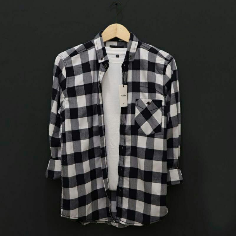 Kemeja Flanel Kotak Kotak Kemeja Pria Kasual Kemeja Pria Kemeja Distro