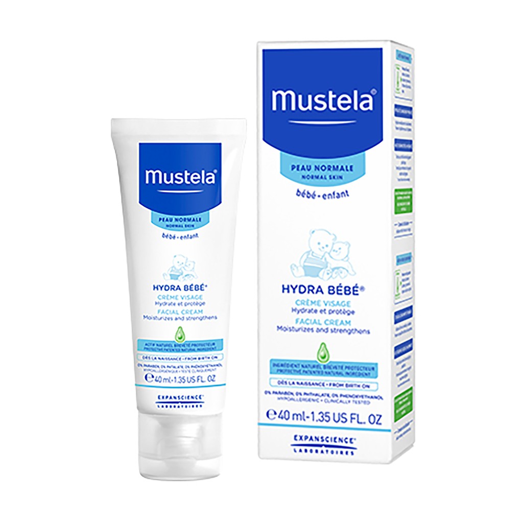 Mustela Hydra Bebe Facial Cream Bayi 40ml