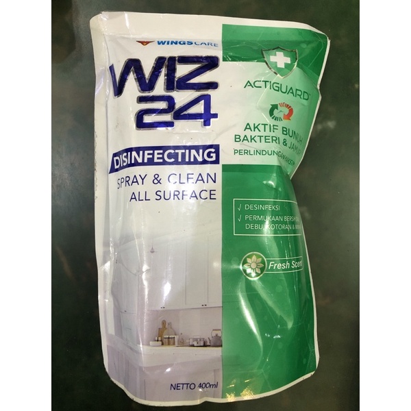 WIZ 24 Disinfecting Spray Pouch 400 ml