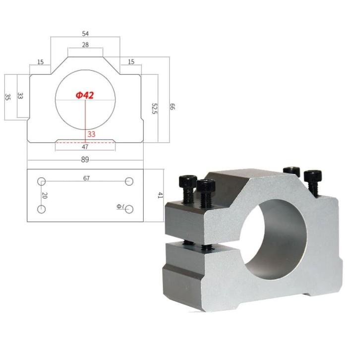 Spindle motor Bracket + screws