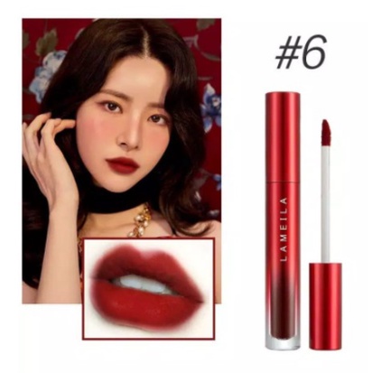 GIRLSNEED77 LAMEILA 2026 LIP GLOSS JUST RED EDITION - Lipstik Lipstick Lip Glaze Matte Murah Medan Lipcream Lameila Girlsneed Grosir Ecer