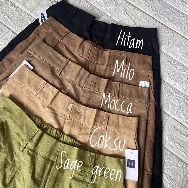 celana highwaist wanita Celana Kulot Line-2