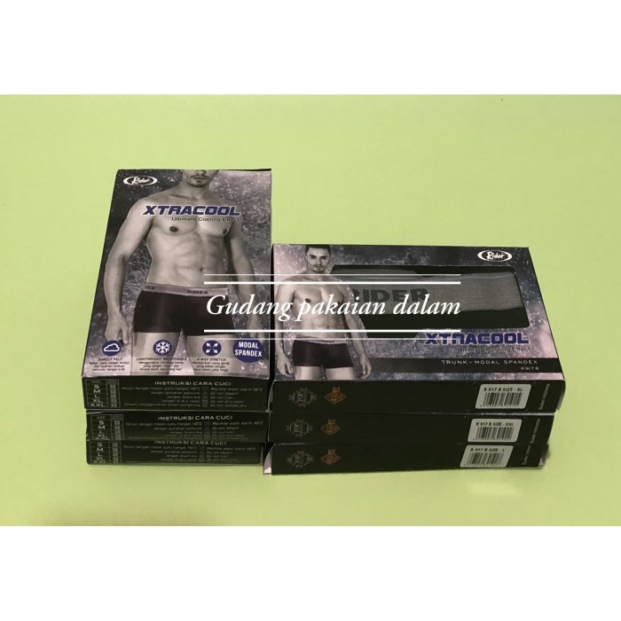 CELANA BOXER RIDER SPORT XTRACOOL R 917B 1BOX ISI 1 PIECES HOT PROMO BEST QUALITY