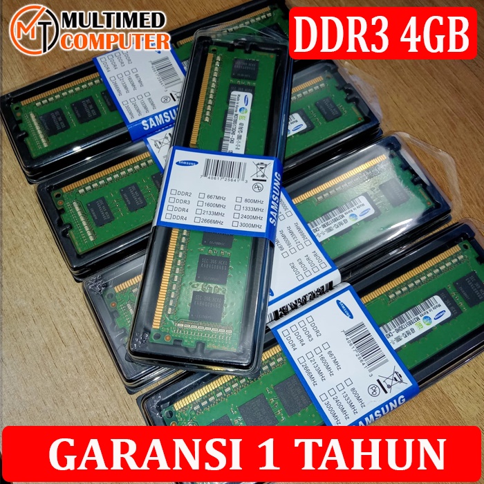 Memory RAM PC Komputer DDR3 4GB Garansi 1 Tahun