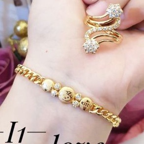 Xuping Set Gelang dan Cincin Wanita 4421C